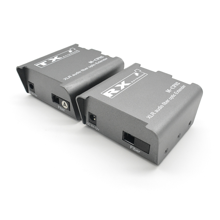 【M-CF02】موسع ألياف الصوت الرقمي XLR ثنائي الاتجاه