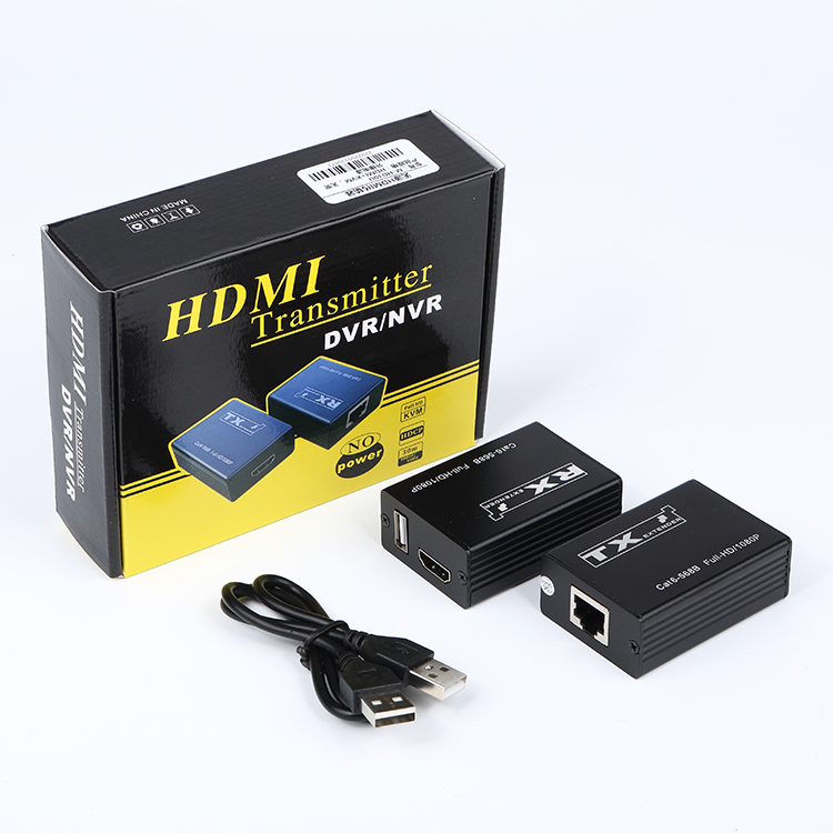 M-HD30U 30m 1080P haute d&eacute;finition sur Cat6 Extender KVM Plug-and-Play sans perte de puissance
