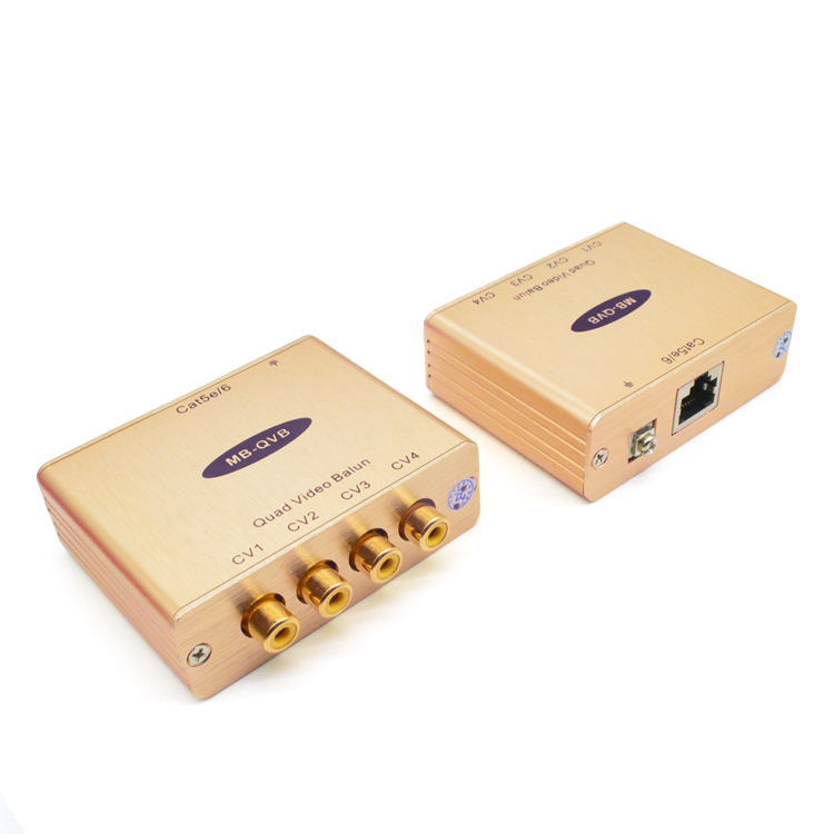 【M-QVB】Bal&uacute;n de v&iacute;deo cu&aacute;druple Cat5e/6 NTSC/PAL/SECAM