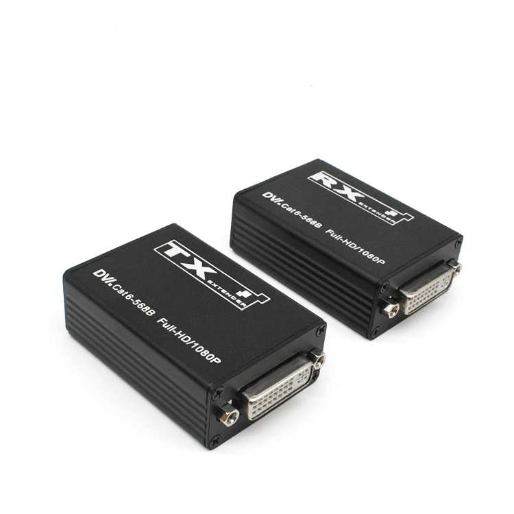 【M-D30】Несжатый звук, удлинитель DVI Cat5e/6 без питания