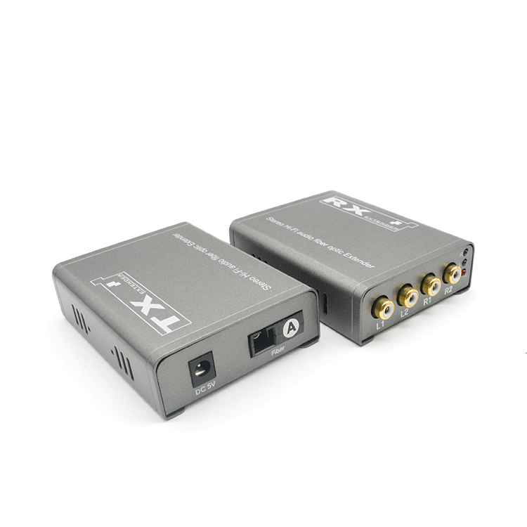 【M-AF04】Extensor de fibra &oacute;ptica de audio RCA digital de cuatro v&iacute;as