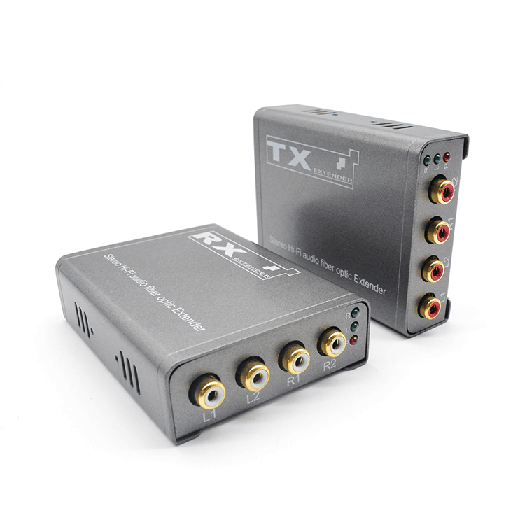 【M-AF04】Extensor de fibra &oacute;ptica de audio RCA digital de cuatro v&iacute;as