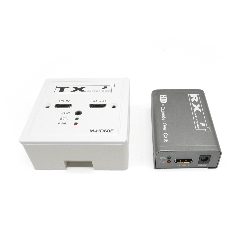 M-HD60E 86 panneaux POC IR boucle de sortie Cat5e/6 HD Extender