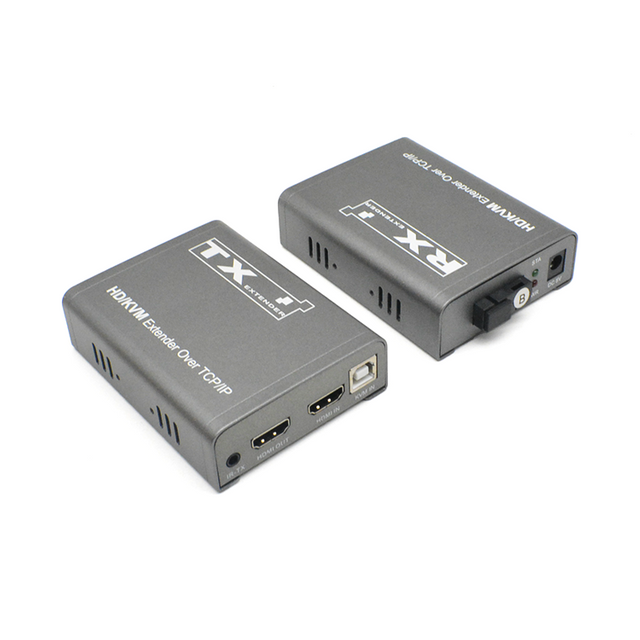 M-HF100U-A KVM TCP/IP IR Extensor de fibra HD de audio independiente