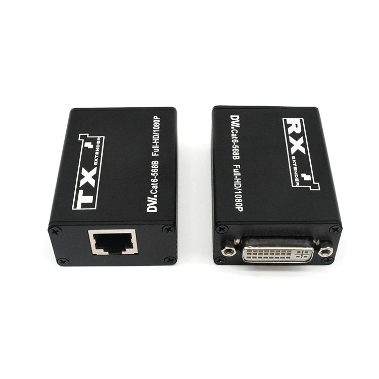 【M-D30】Несжатый звук, удлинитель DVI Cat5e/6 без питания