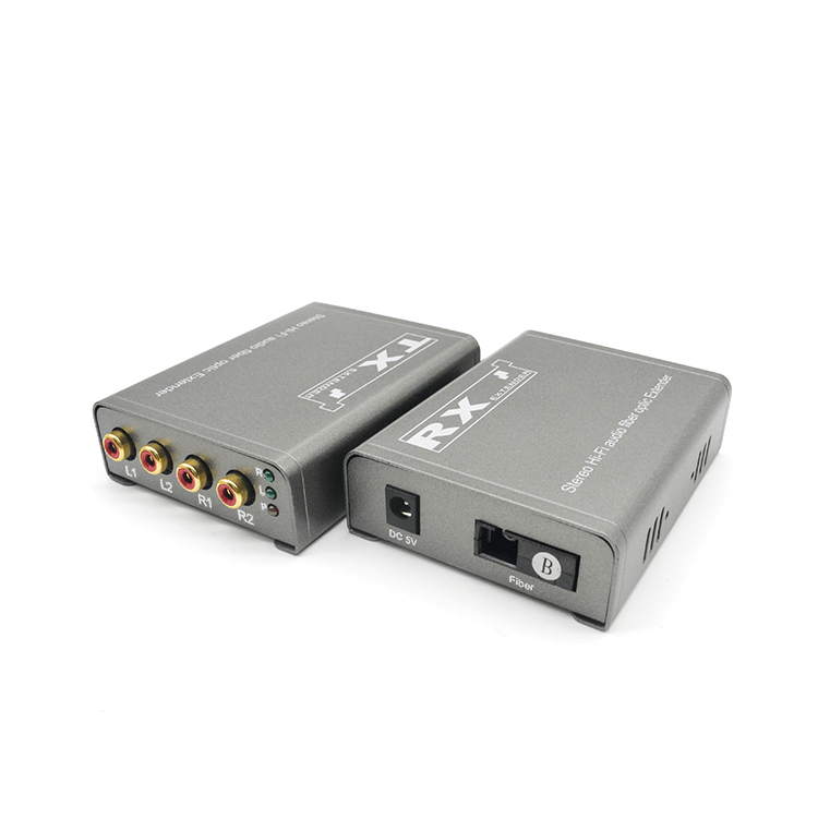 【M-AF04】Extensor de fibra &oacute;ptica de audio RCA digital de cuatro v&iacute;as