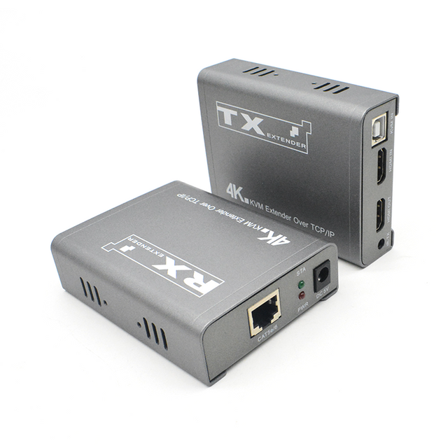 M-HD200U-4K 4K KVM IR TCP/IP Cat5e/6 موسع HD