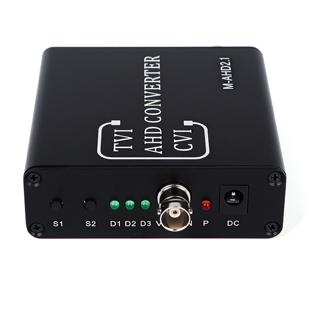 【M-AHD2.1】 محول AHD/TVI/CVI/CVBS إلى HD/VGA/CVBS