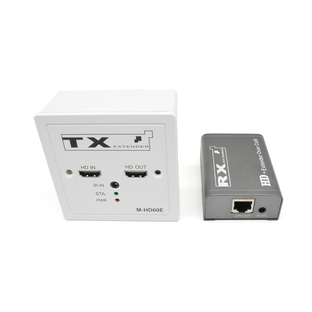 M-HD60E 86 panneaux POC IR boucle de sortie Cat5e/6 HD Extender