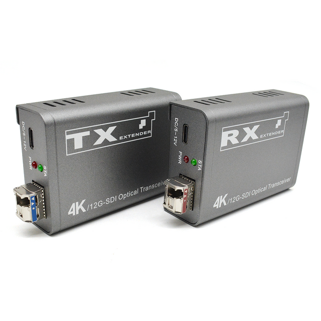 Extensor de fibra M-SD100A 4K/12G-SDI