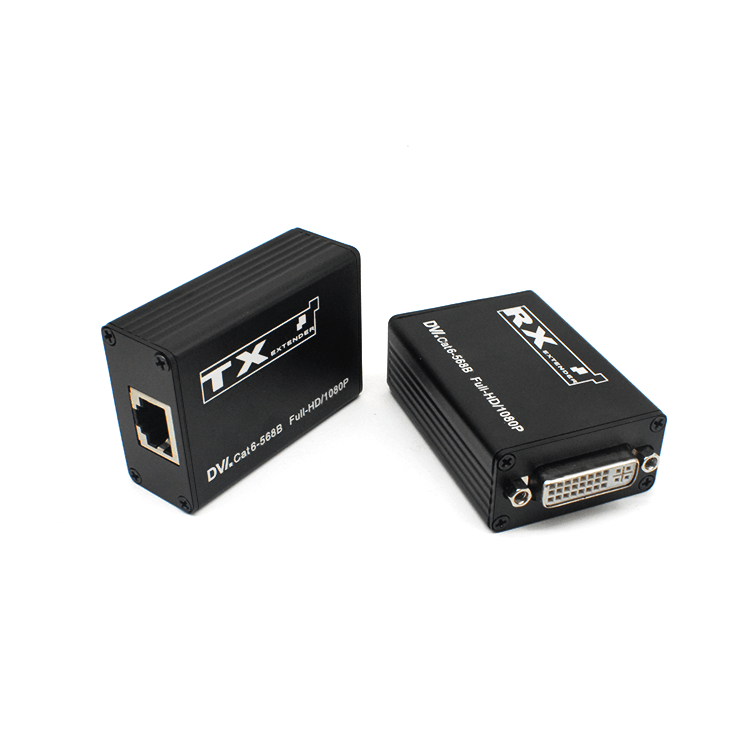 【M-D30】Несжатый звук, удлинитель DVI Cat5e/6 без питания