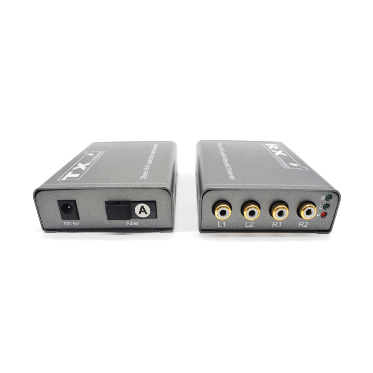 【M-AF04】Extensor de fibra &oacute;ptica de audio RCA digital de cuatro v&iacute;as