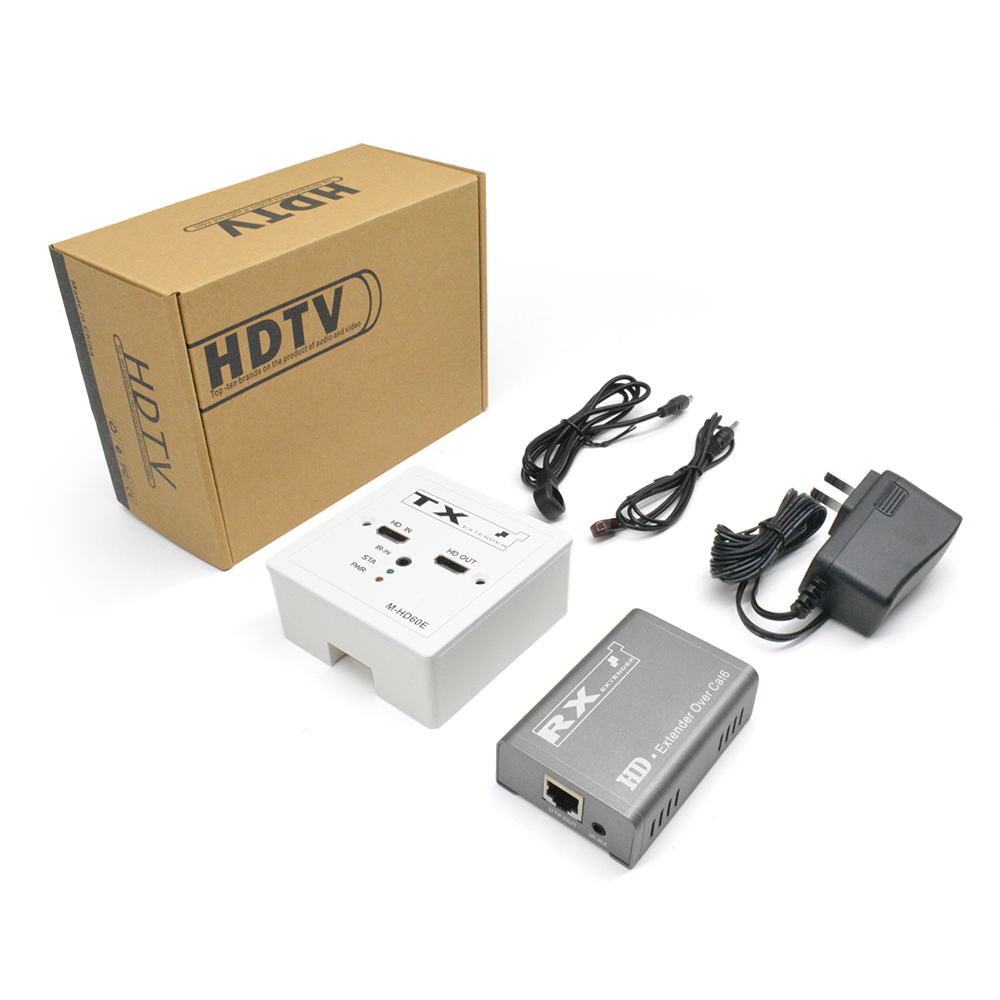 M-HD60E 86 panneaux POC IR boucle de sortie Cat5e/6 HD Extender