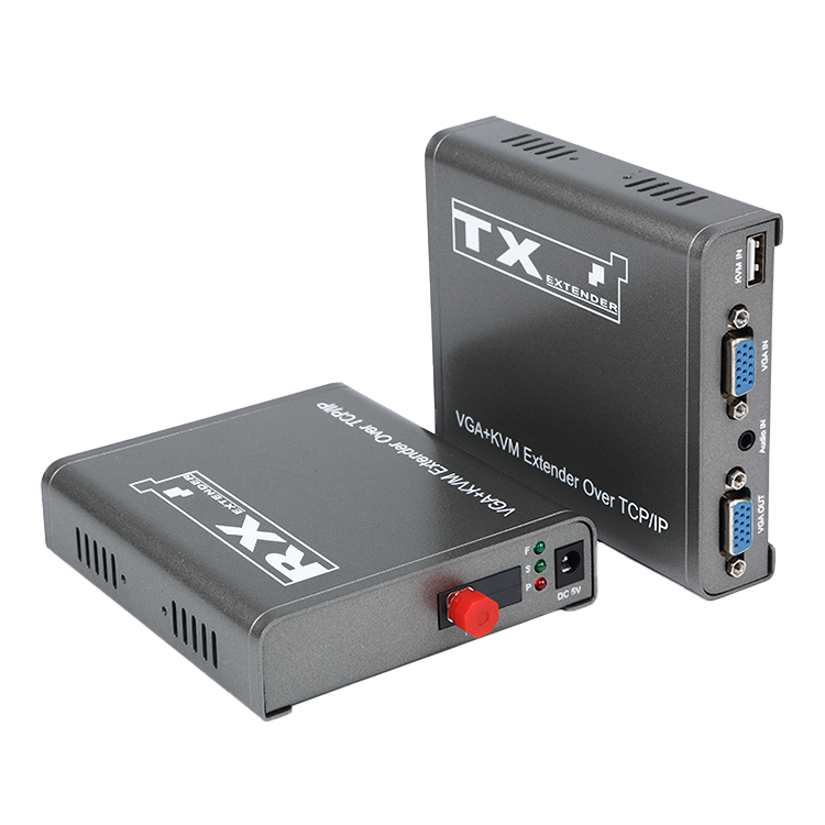 Extensor de fibra VGA KVM M-VF100U 1080P 20KM SC/FC