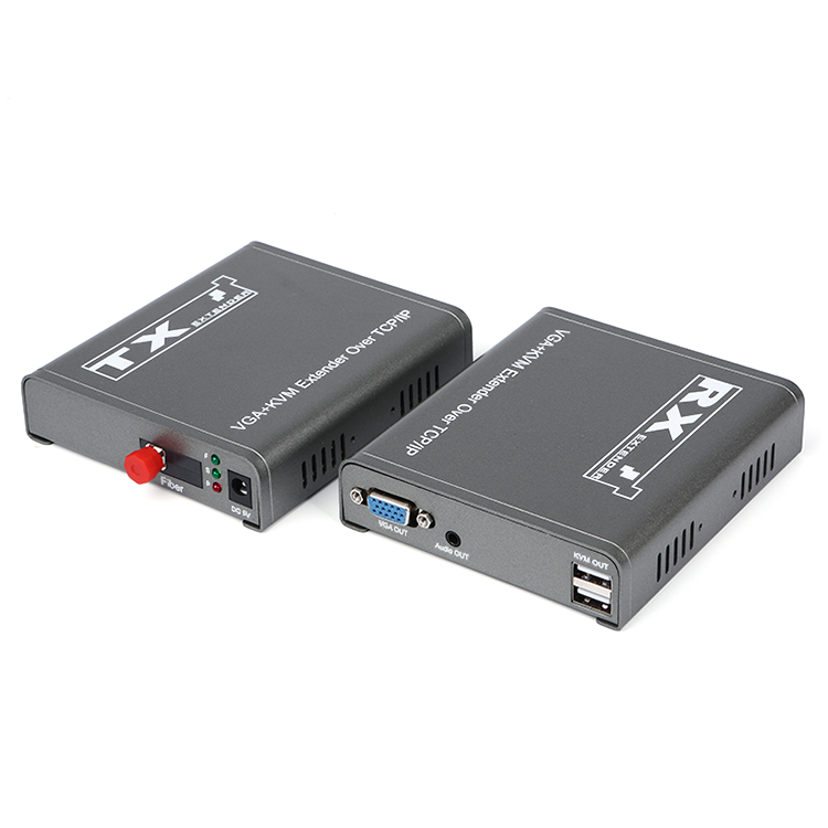 Extensor de fibra VGA KVM M-VF100U 1080P 20KM SC/FC