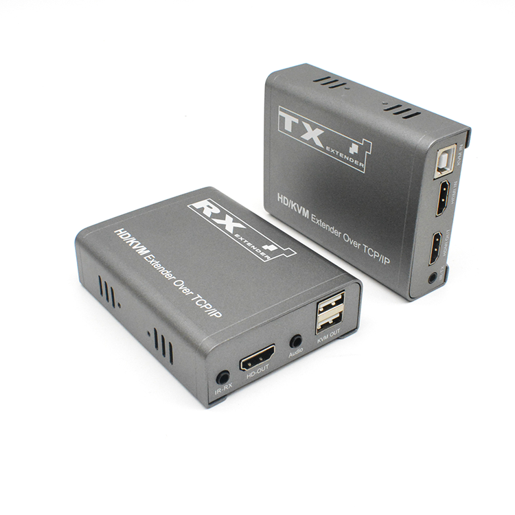 M-HF100U-A KVM TCP/IP IR Extensor de fibra HD de audio independiente