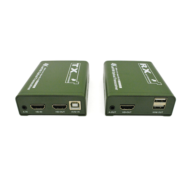 【M-HFK20U】موسع ألياف 4K EDID KVM HD