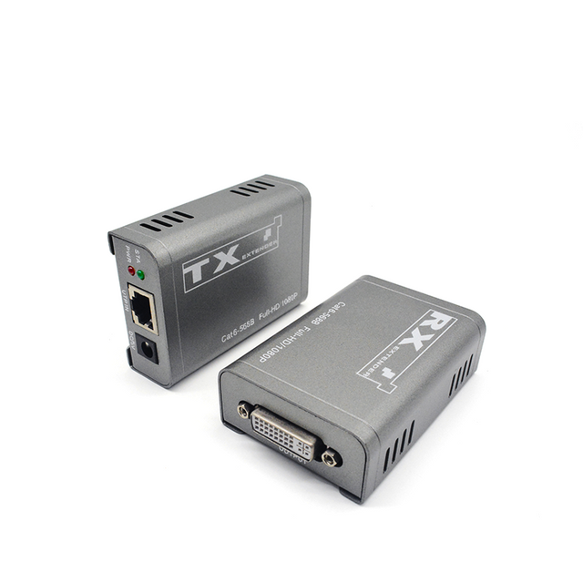 【M-DH60】1080P POC HDCP1.2 Cat6 DVI удлинитель