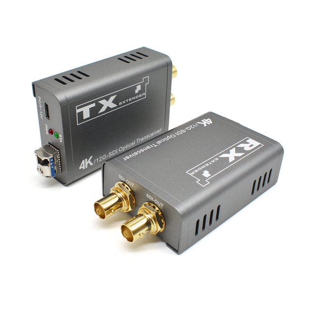 【M-SD100A】 Удлинитель оптоволокна 4K/12G SDI, 20 км