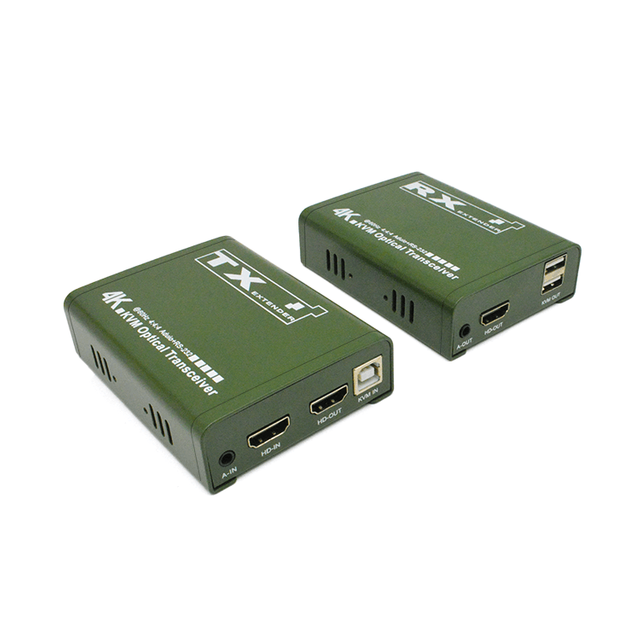 【M-HFK20U】موسع ألياف 4K EDID KVM HD