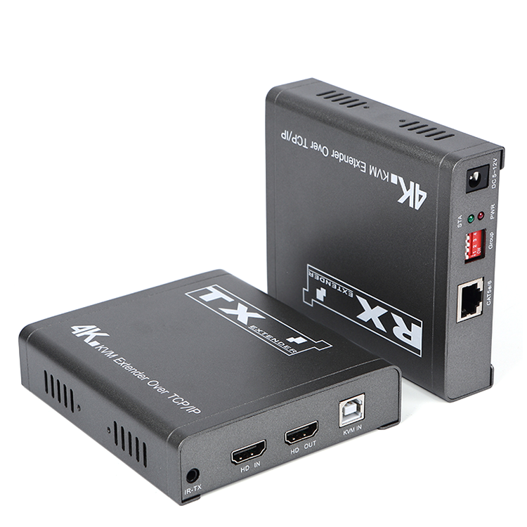M-HK200U 4K TCP/IP KVM موسع متعدد الدخل Cat5e/6 HD