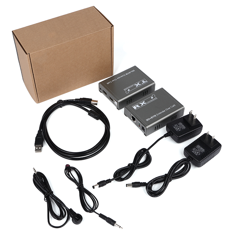 M-HD60U 1080P EDID KVM IR Cat5e/6 HD エクステンダー
