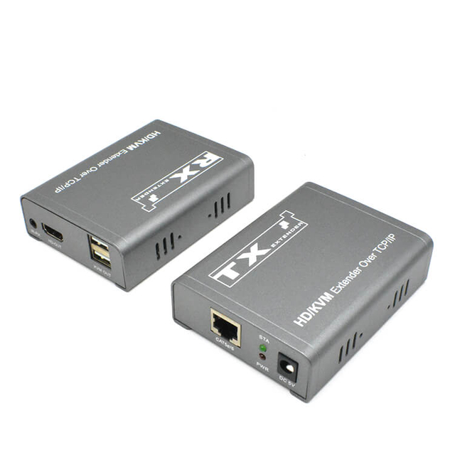 M-HD200U 1080P TCP/IP KVM IR Cat5e/6 موسع HD