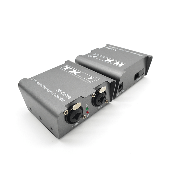 【M-CF02】موسع ألياف الصوت الرقمي XLR ثنائي الاتجاه