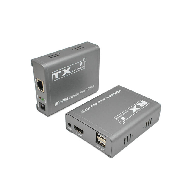 M-HD200U 1080P TCP/IP KVM IR Cat5e/6 موسع HD