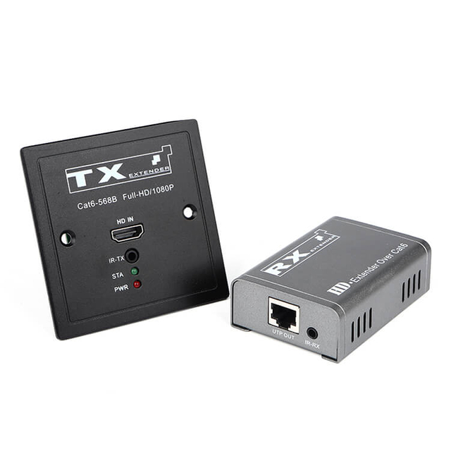 M-HD60B 86-панельный POC ИК-удлинитель Cat5e/6 HD