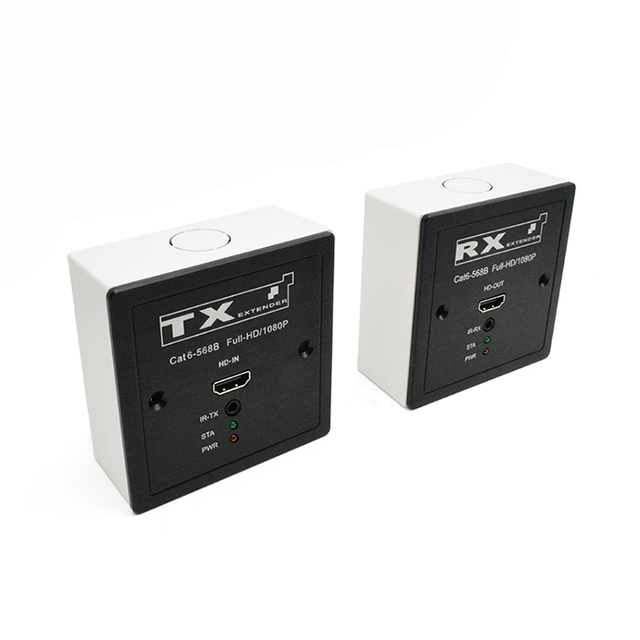 M-HD60BP 86-панельный POC ИК-удлинитель Cat5e/6 HD