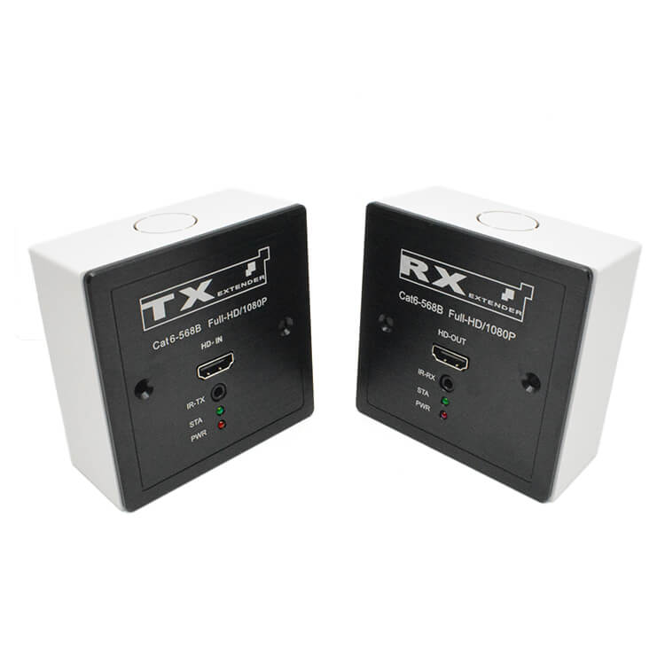 M-HD60BP 86 لوحة POC IR Cat5e/6 موسع HD