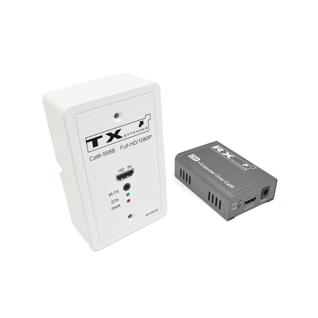 M-HD60M 120 タイプ パネル POC IR Cat5e/6 HD エクステンダー