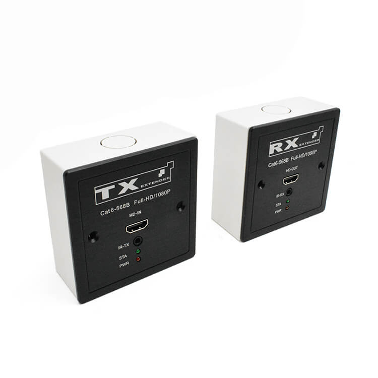 M-HD60BP 86 لوحة POC IR Cat5e/6 موسع HD
