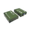 3 interfaces de TX&nbsp;: entr&eacute;e audio, entr&eacute;e dp et entr&eacute;e kvm. Et le RX dispose de 1 port fibre, 3 indicateurs et 1 port d'alimentation. 