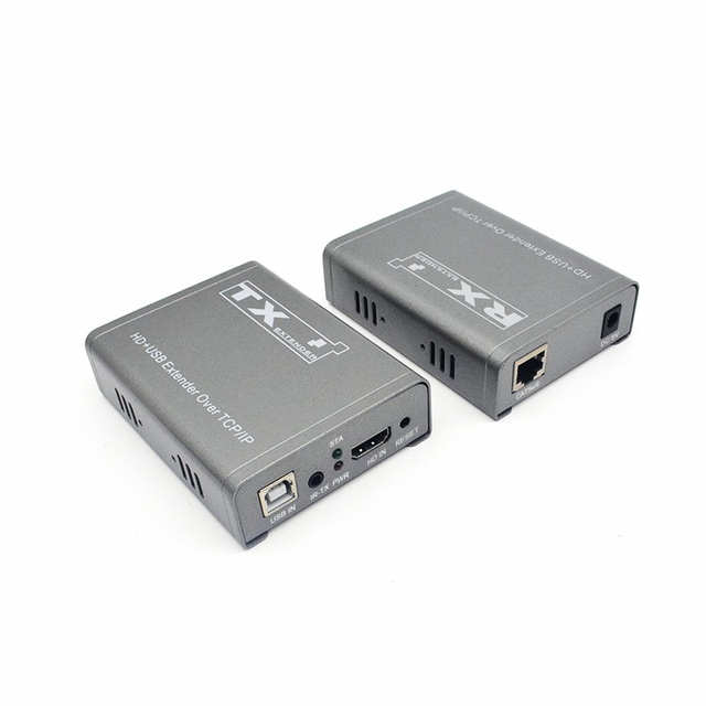 M-HD250U 1080P TCP/IP KVM IR Cat5e/6 موسع HD