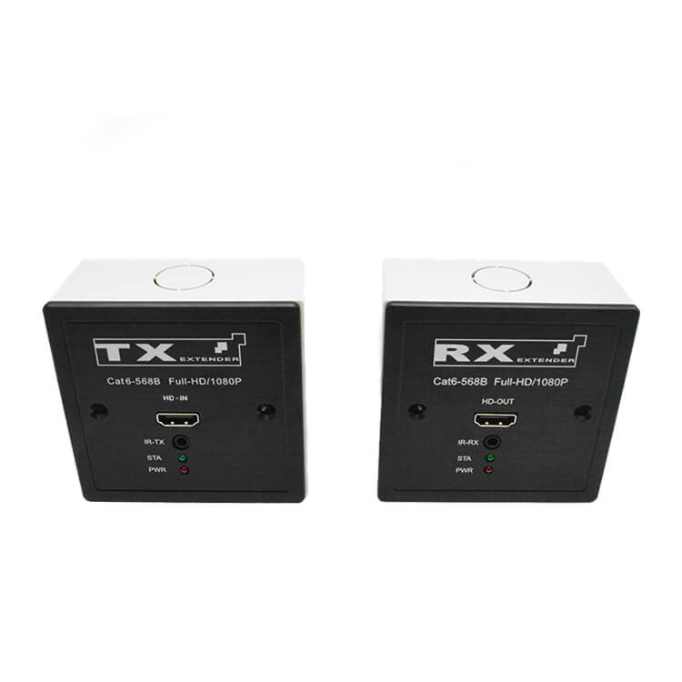 M-HD60BP 86 لوحة POC IR Cat5e/6 موسع HD