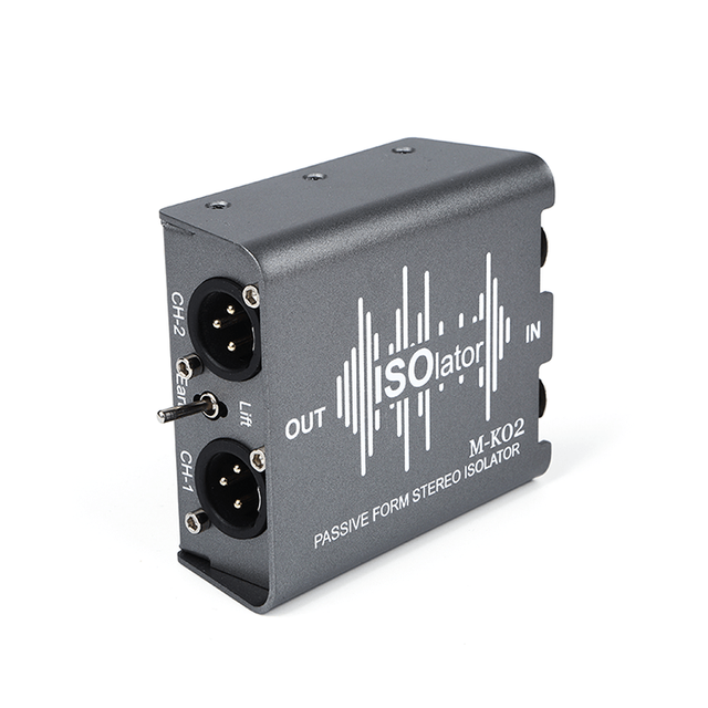Aislador de audio XLR Cat5e/6 bidireccional M-K02