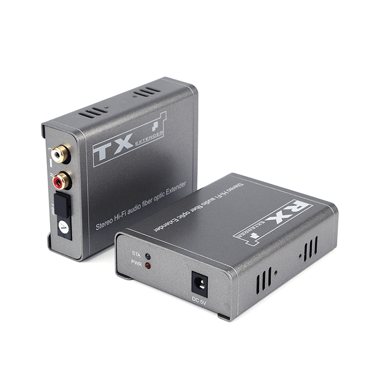 Extensor de fibra &oacute;ptica de audio RCA bidireccional M-AF02