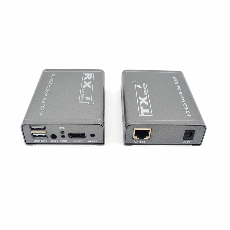 M-HD250U 1080P TCP/IP KVM IR Cat5e/6 موسع HD