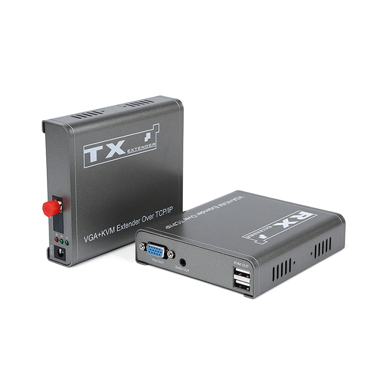 Extensor de fibra VGA KVM M-VF100U 1080P 20KM SC/FC
