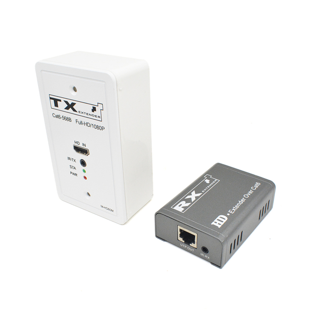 M-HD60M 120 タイプ パネル POC IR Cat5e/6 HD エクステンダー