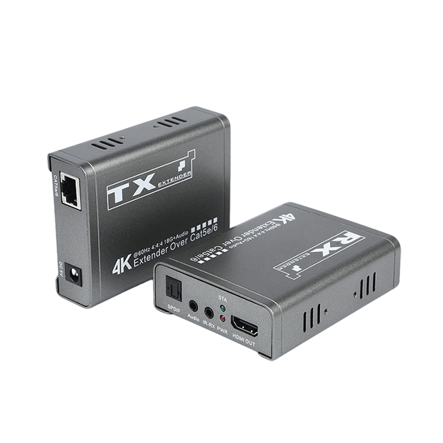 【M-HK60】موسع صوت Cat5e/6 HD مستقل بحلقة 4K IR